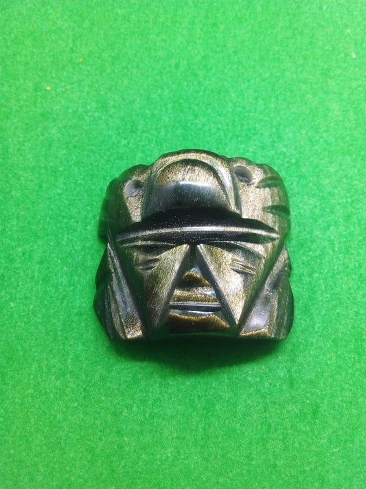 Mascarita de obsidiana